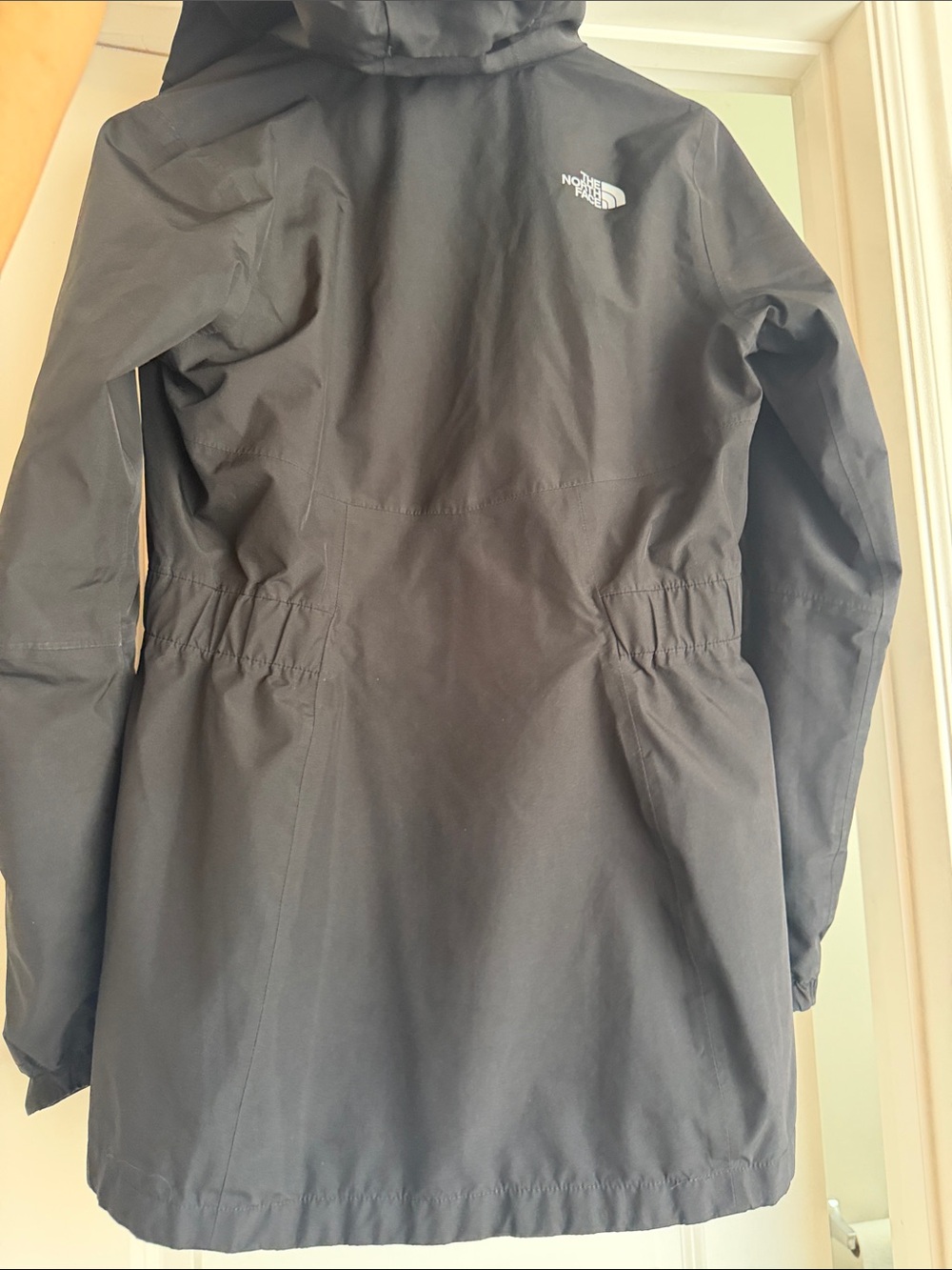 The North Face Dark Gray Hooded Shell Jacket - Picture 6 of 7